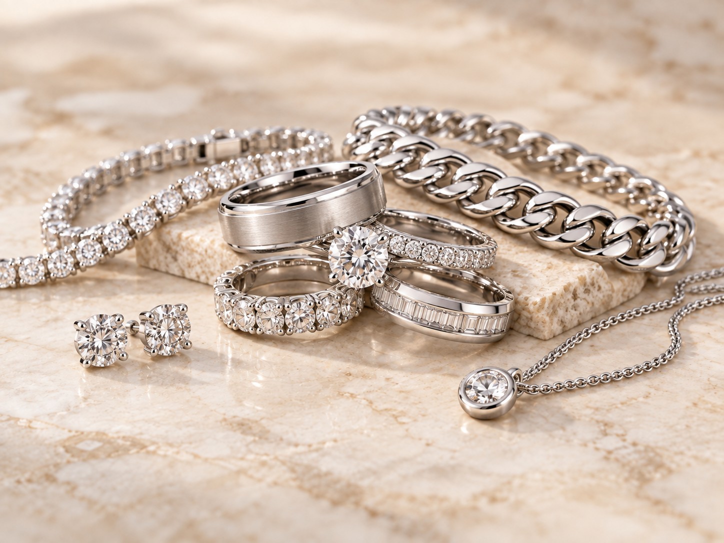 Platinum jewelry